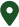 A green pin with an open circle in the middle.
